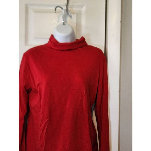 Christopher & Banks Red Turtle Neck - Picture 2 of 4